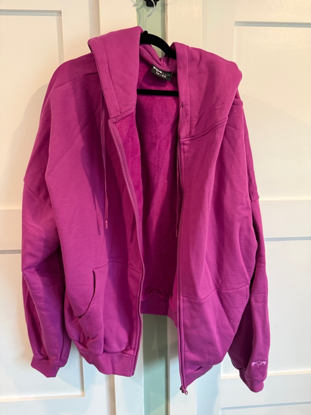POPFLEX - zip cloud hoodie in ROYAL ORCHID